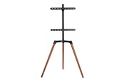 Uchwyty ścienne, uchwyty AV i meble AV - Nedis TVSM7060BK stand - tripod - for LCD TV - black beech - Max 35 kg - recommended for 65" - TVSM7060BK