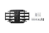 Uchwyty ścienne, uchwyty AV i meble AV - Nedis TVWM6551BK bracket - full-motion - for TV - black - Max 70 kg - recommended for 80" - TVWM6551BK