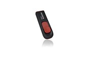 USB Stick - A-Data Classic Series C008 Capless - Czarny - 64GB - USB Stick - AC008-64G-RKD