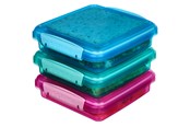 Urzadzenia kuchenne - inne - Sistema Pack 450ml Sandwich Box3 Pack Lunch Coloured - 41647