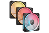 Wentylator obudowy - Corsair iCUE LINK LX120-R 3-pack - Wentylator obudowy - 120mm - Czarny ze światłem RGB - 37 dBA - CO-9051050-WW