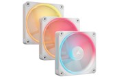 Wentylator obudowy - Corsair iCUE LINK LX120-R 3-pack - Wentylator obudowy - 120mm - Biały z oświetleniem RGB - 37 dBA - CO-9051054-WW