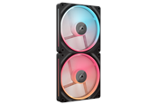 Wentylator obudowy - Corsair iCUE LINK LX140-R 2-pack - Wentylator obudowy - 140mm - Czarny ze światłem RGB - 38 dBA - CO-9051052-WW
