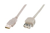 Kabel USB - DIGITUS ASSMANN - USB extension cable - USB to USB - 1.8 m - AK-300202-018-E