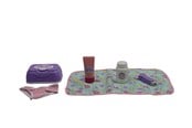 Lalka, miś i akcesoria - Happy Friend Care Set - 504325
