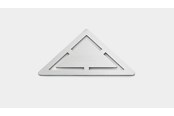 Produkty odwadniajace - Unidrain ClassicLine grating corner drain Anniversario - 2603.0200
