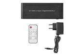 Przelacznik ekranu i dzwieku - Nedis VSWI3475AT - video/audio switch - 5 ports - VSWI3475AT