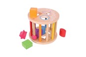 Zabawki dla niemowlat - Bigjigs Wooden Shape Sorter - BB096
