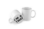 Drobiazgi - Thumbs Up! - I'm a Twat - Kubek - 5060113895776