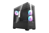 Obudowa komputerowa - Darkflash DS900 AIR computer case (black) + 6 ARGB - Obudowa komputerowa - Miditower - Czarny - DS900 Air Black + fa