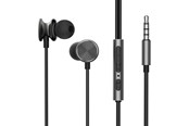 Sluchawki, zestaw sluchawkowy - Joyroom Wired Earphones JR-EW03 Half in Ear (Dark Grey) - JR-EW03 Dark Gray