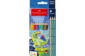 Przybory do pisania i rysowania - Faber-Castell CP Colour Grip dinosaurus 10+3 - 201545