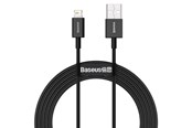 Kabel USB - Baseus Superior Series Cable USB to iP 2.4A 2m (black) - CALYS-C01
