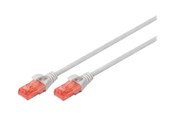 Kabel sieciowy - DIGITUS patch cable - 2.5 m - grey - Szary - 2.5m - DK-1617-025