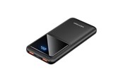 Powerbank - Vention Powerbank FHKB0 10000mAh Micro-USB USB-C 2xUSB-A 22.5W (black) Powerbank - Czarny - 10000 mAh - FHKB0