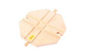 Zabawki drewniane - Bigjigs Wooden Rails - Crossing Plateau - BJT105