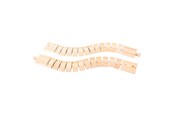 Zabawki drewniane - Bigjigs Wooden Rails - Flexible 2 pcs. - BJT164