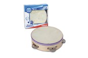 Muzyka - Bontempi Tambourine with wooden edge - 561820