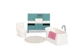 Dollhouse & Accessories - Lundby basic bathroom set - 18028