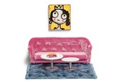 Lalka, mis i akcesoria - Lundby living room set - 18021