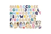 Zabawki - Bluey magnetic letters - 18155