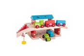 Zabawki drewniane - Bigjigs Wooden Rails Above Ground Train Station 5 pcs - BJT237