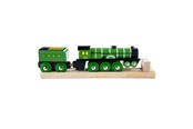 Zabawki drewniane - Bigjigs Wooden Train Flying Scotsmann - BJT458