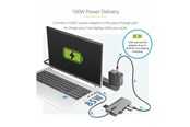 Stacja dokujaca - StarTech.com USB-C Triple-Monitor Multiport Adapter - Triple 4K - 100W - 154B-USBC-MULTIPORT