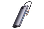 USB hub - Baseus Metal Gleam Series 7-in-1 Hub USB hub - Szary - WKWG040013