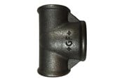 Zlaczki gwintowane - +GF+ tee 90° black reduced 1/2-1-1/2'' - 770130130