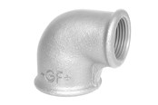 Zlaczki gwintowane - +GF+ angle 90° galvanized reduced 2-1 1/4'' socket-socket - 770090229