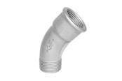 Zlaczki gwintowane - +GF+ long bend 45° galvanized 1/2'' socket nipple - 770040204