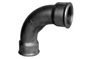 Zlaczki gwintowane - +GF+ long bend 90° black 1 1/2'' socket-socket - 770002108
