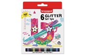 Kreatywne gry - Bruynzeel Kids Glitter Felt Tip Pens 6 pcs. - 60126006
