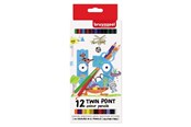 Przybory do pisania i rysowania - Bruynzeel Kids Twin Point Colored Pencils 12 pcs. - 60112001