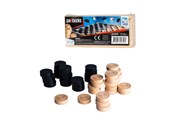 gry-planszowe-karciane-i-kosci - Clown Games Checkers Wood - 2007608