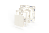 Inteligentny dom - Shelly Wall Switch Adapter - Gira/Merten/Exxact - Shelly_B_A_WS_4_GM