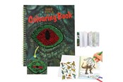 Kreatywne gry - Dino World Colouring Book with Reversible Seqins - 0412757