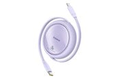 Kabel USB - Baseus Free2Pull USB-C to iP 20W 1m USB cable (purple) - P10364501511-00