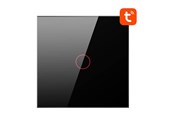 Inteligentny dom - Avatto Smart Light Switch WiFi TS02-EU-B1 1 Way TUYA (black) - TS02-EU-B1