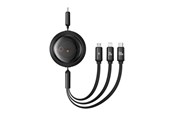 Kabel USB - Baseus Fast Charging Cable 3in1 Free2Draw USB-C to USB-C/Lightning/Micro 100W 1.1m (black) - P10368700111-04