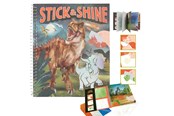 Kreatywne gry - Dino World Colouring Book Stick & Shine - 412473