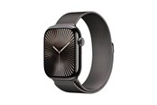 Smartwatch, zegarek i opaska sportowa - Apple Watch Series 10 GPS + Cellular 46mm - Slate Titanium Case with Slate Milanese Loop - S/M - MC7R4QN/A
