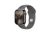 Smartwatch, zegarek i opaska sportowa - Apple Watch Series 10 GPS + Cellular 42mm - Titanium Case with Stone Grey Sport Band - S/M - MWXD3QN/A