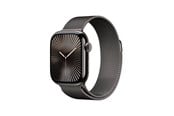 Smartwatch, zegarek i opaska sportowa - Apple Watch Series 10 GPS + Cellular 42mm - Slate Titanium Case with Slate Milanese Loop - MX053QN/A