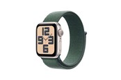 Smartwatch, zegarek i opaska sportowa - Apple Watch SE GPS 44mm - Starlight Aluminium Case with Lake Green Sport Loop - MXEW3QN/A