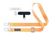 Telefon - Inne akcesoria - Mobile Origin Lanyard tape 25mm - Peach Fuzz - 84 - 165cm - LYT-UNI-PCFZ