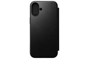 Telefon - Pokrowiec i etui - Nomad Modern Leather Folio - iPhone 16 Plus | Black |  Leather - NM01682585
