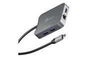 Stacja dokujaca - j5create 5-in-1 USB-C Travel Adapter (with Ethernet and 140W PD) - JCD3191-N