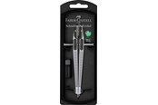 Przybory do pisania i rysowania - Faber-Castell Quick-Set Compass Grip silver - 174472